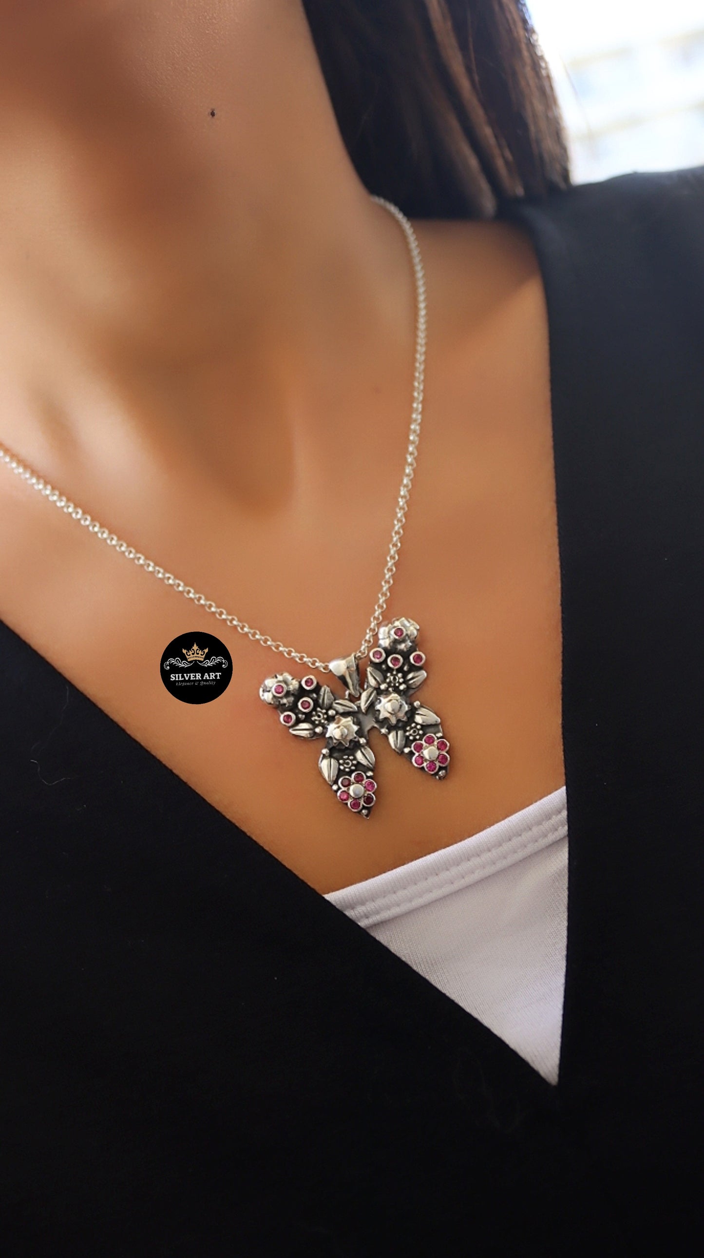 Butterfly Necklace & Ring