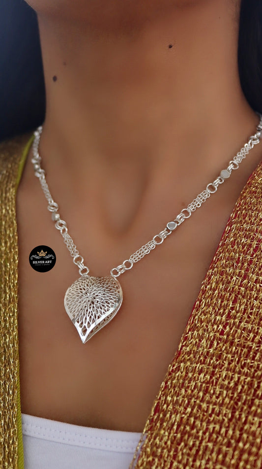 Heart Silver Necklace