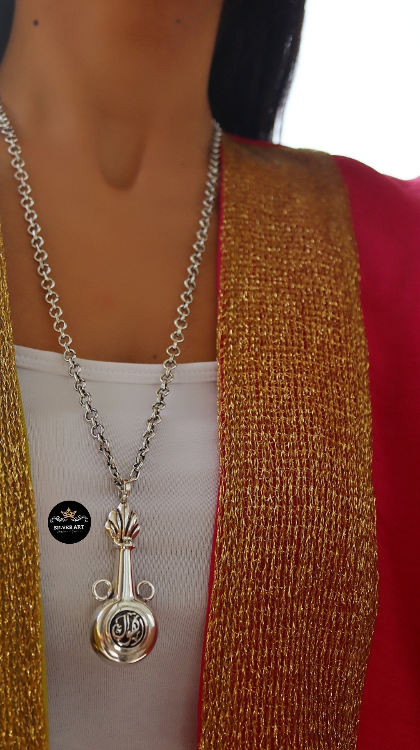 Silver Necklace أهواك