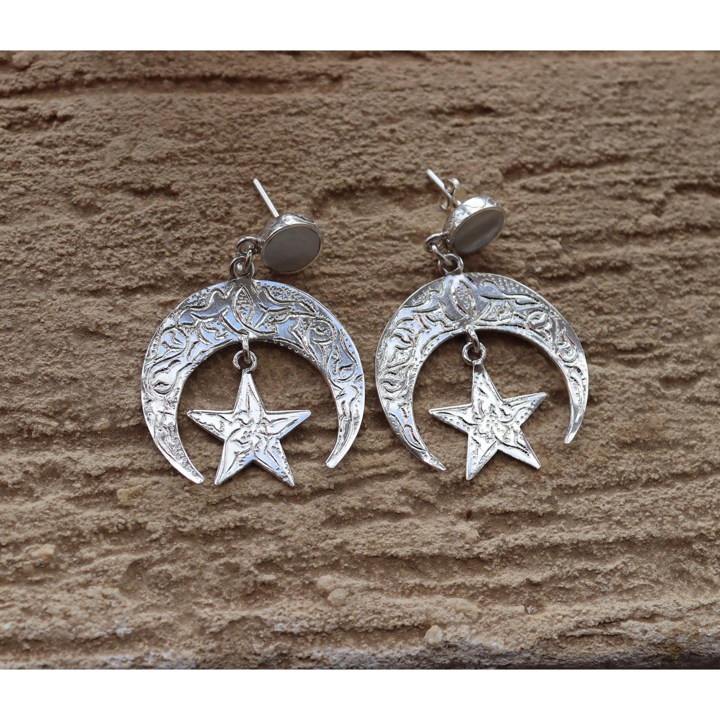 Crescent 🌙 and Star 🌟 Earrings
