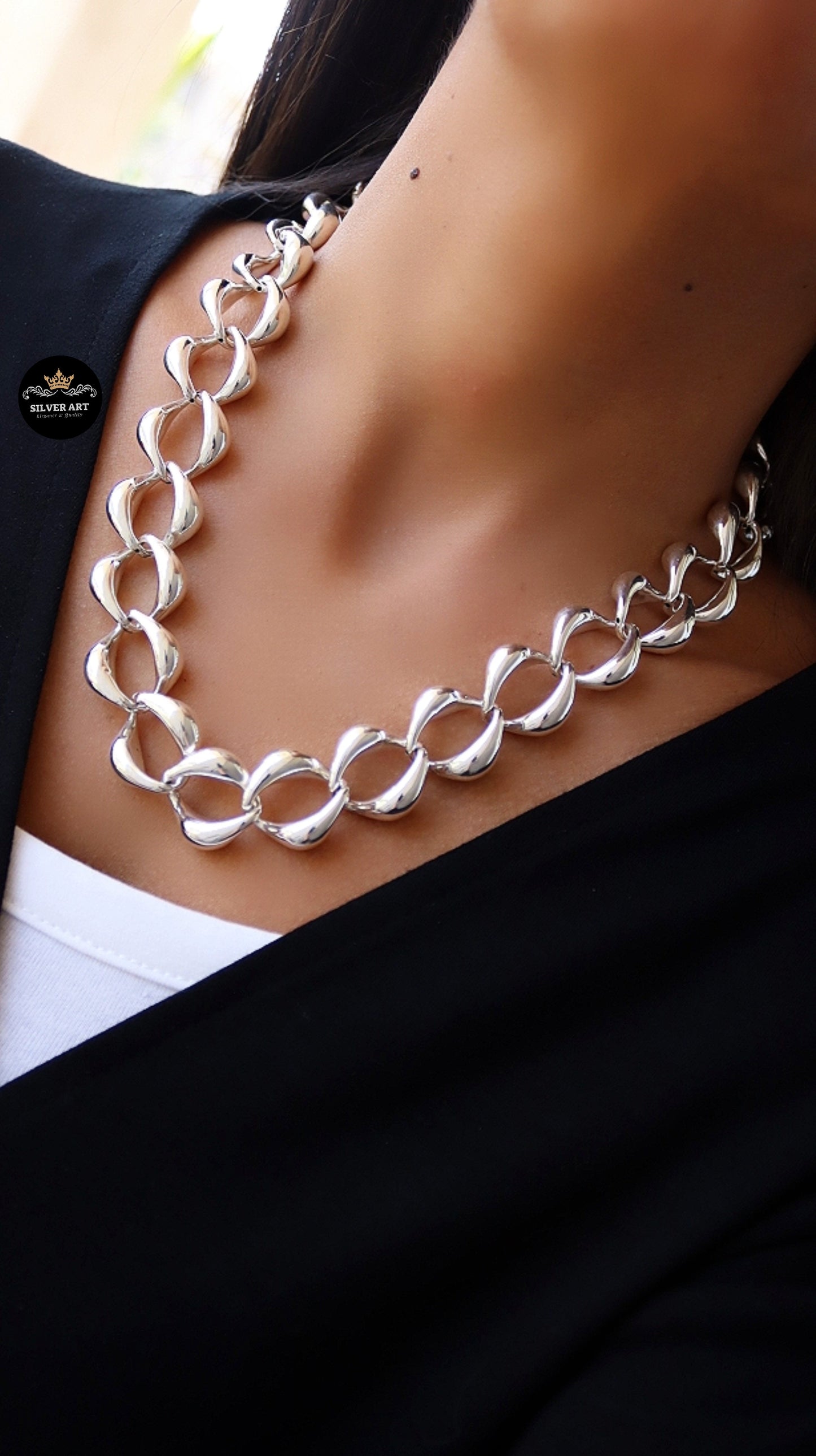 Vintage Thai Silver Necklace