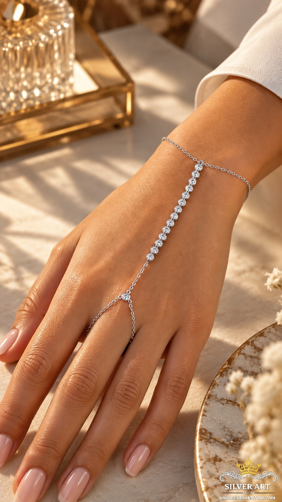 Sterling Silver Ring Bracelet