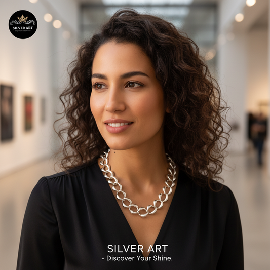 Vintage Thai Silver Necklace