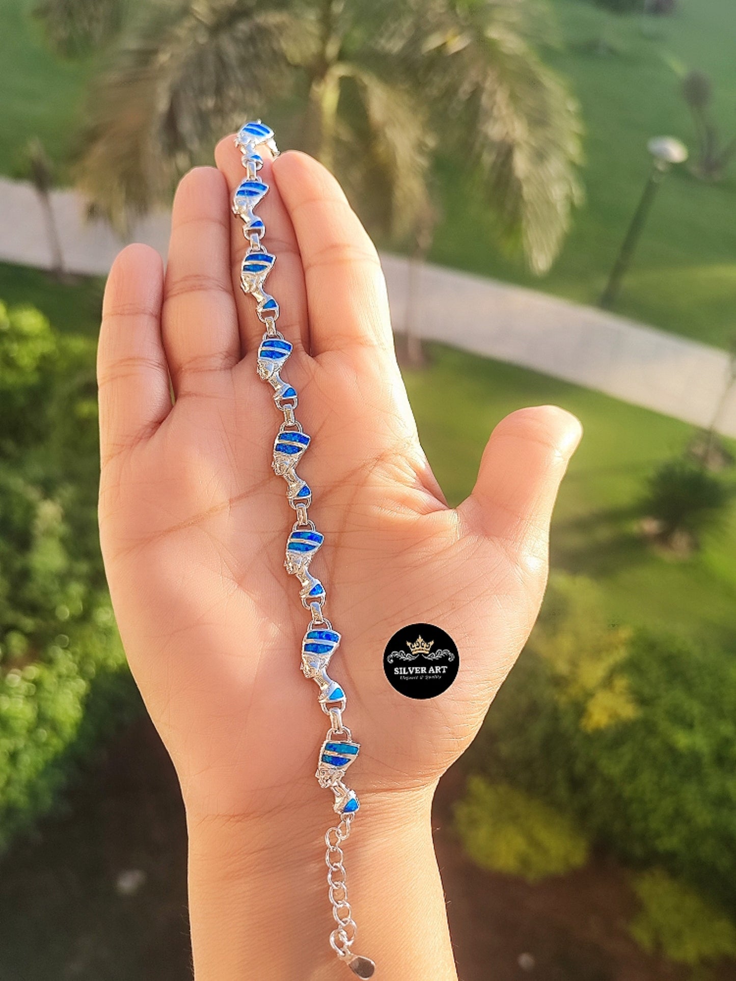 Sterling Silver Nefertiti Bracelet