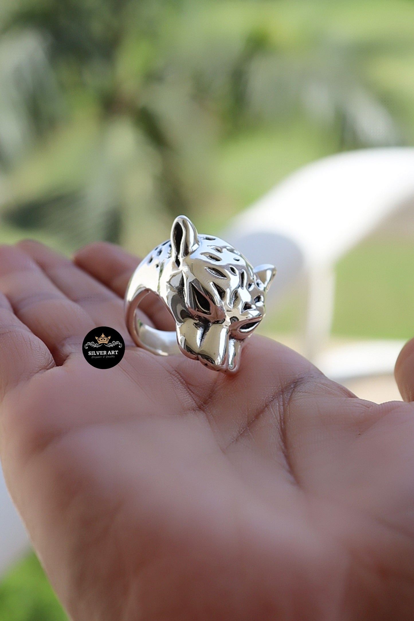 Vintage Thai Silver Ring Size 19