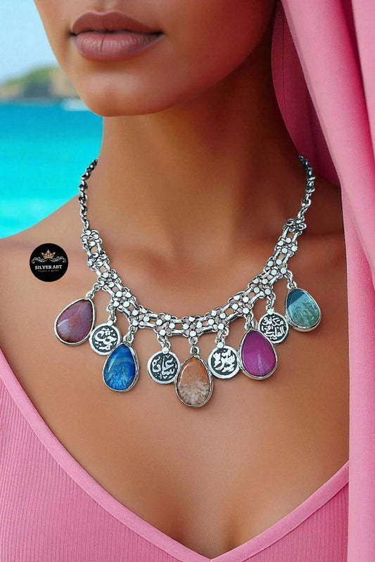 Colorful Gemstones Necklace