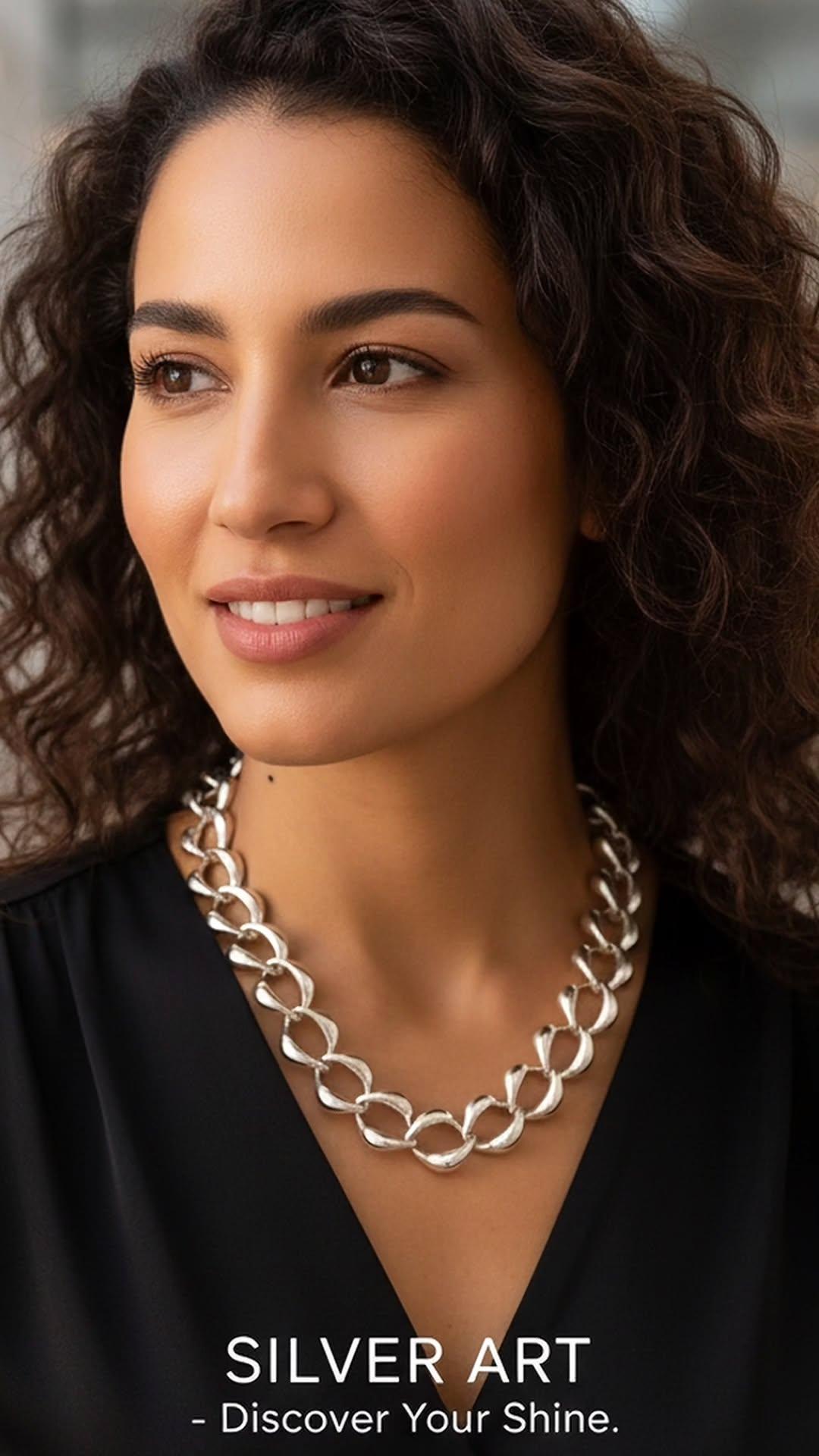 Vintage Thai Silver Necklace