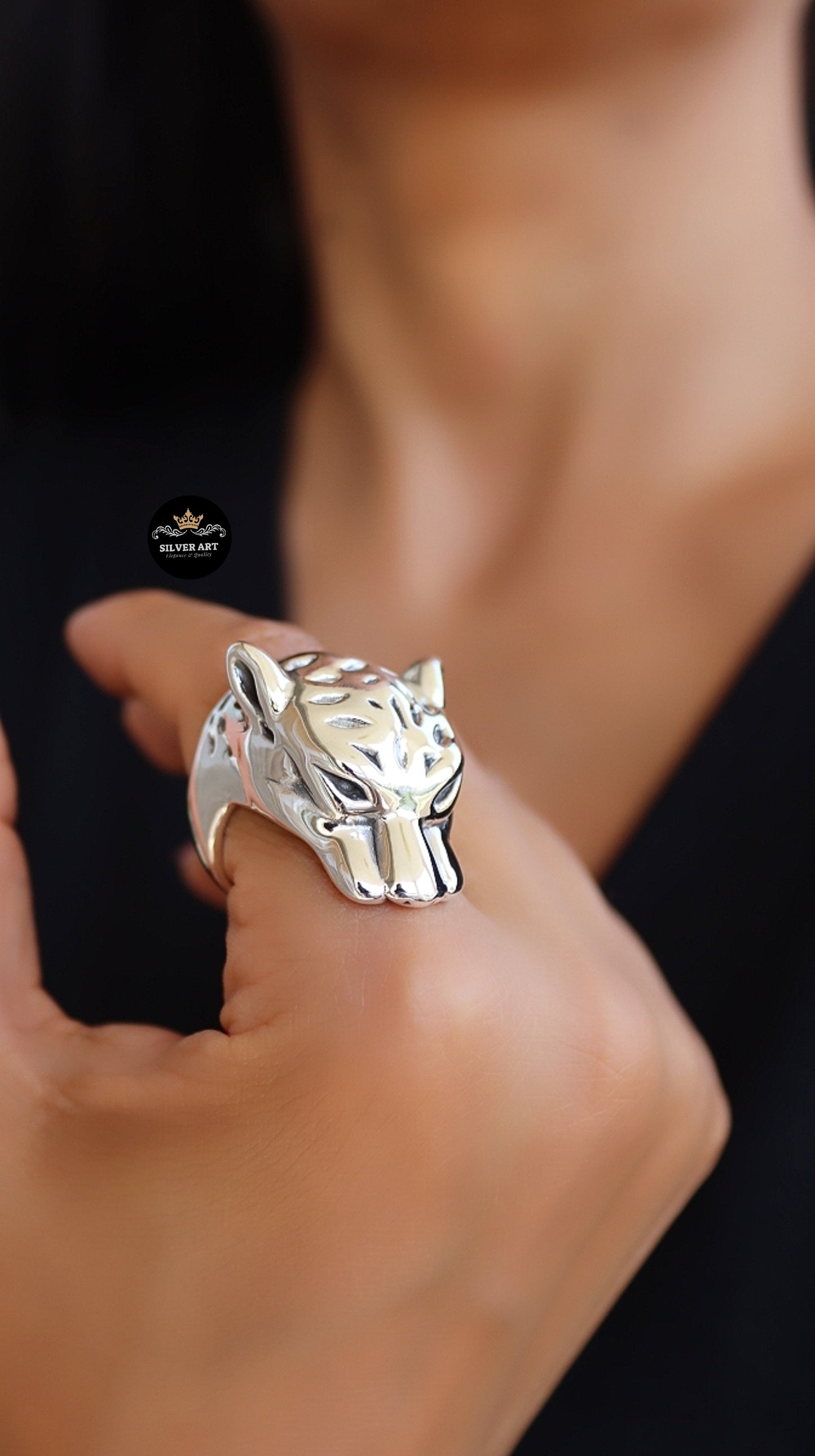Vintage Thai Silver Ring Size 19