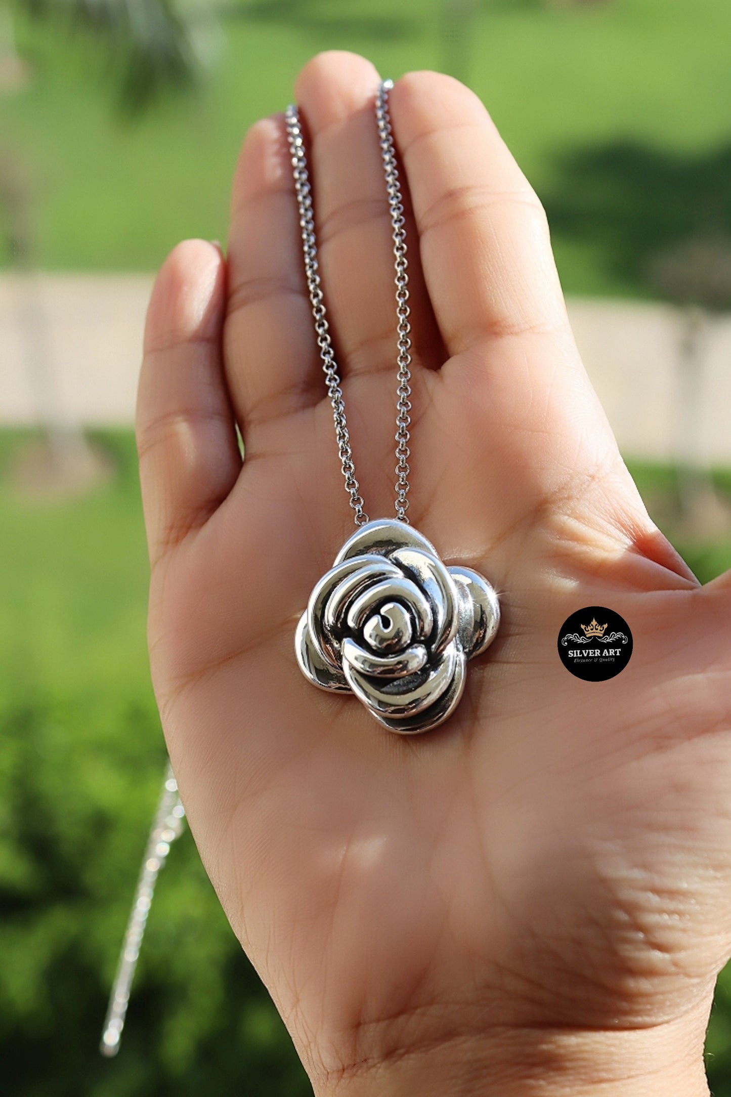 Vintage Thai Silver Necklace