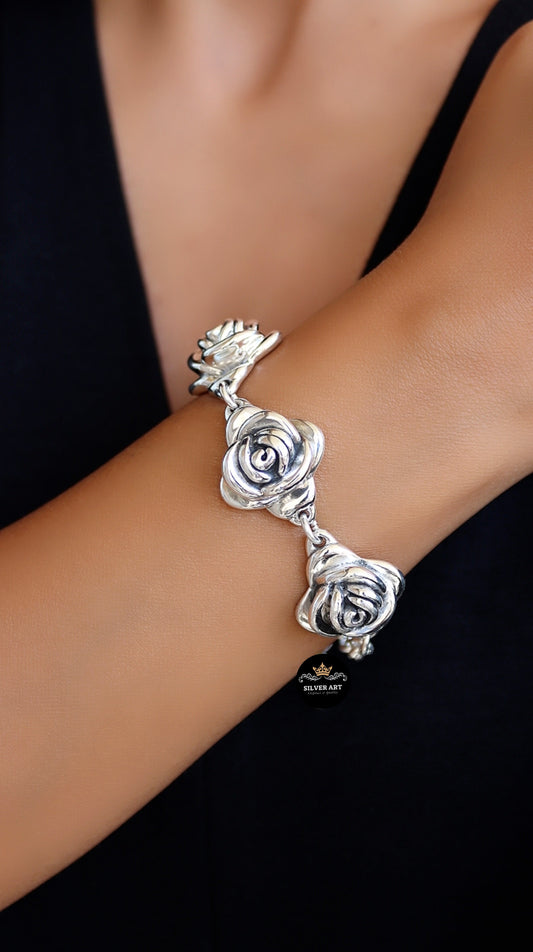 Vintage Thai Silver Bracelet