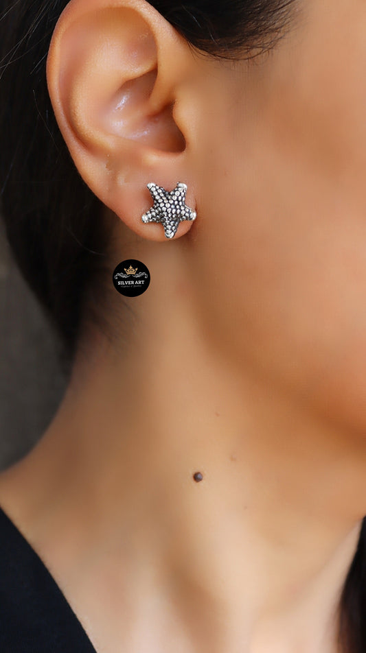 Vintage Thai Silver Earrings