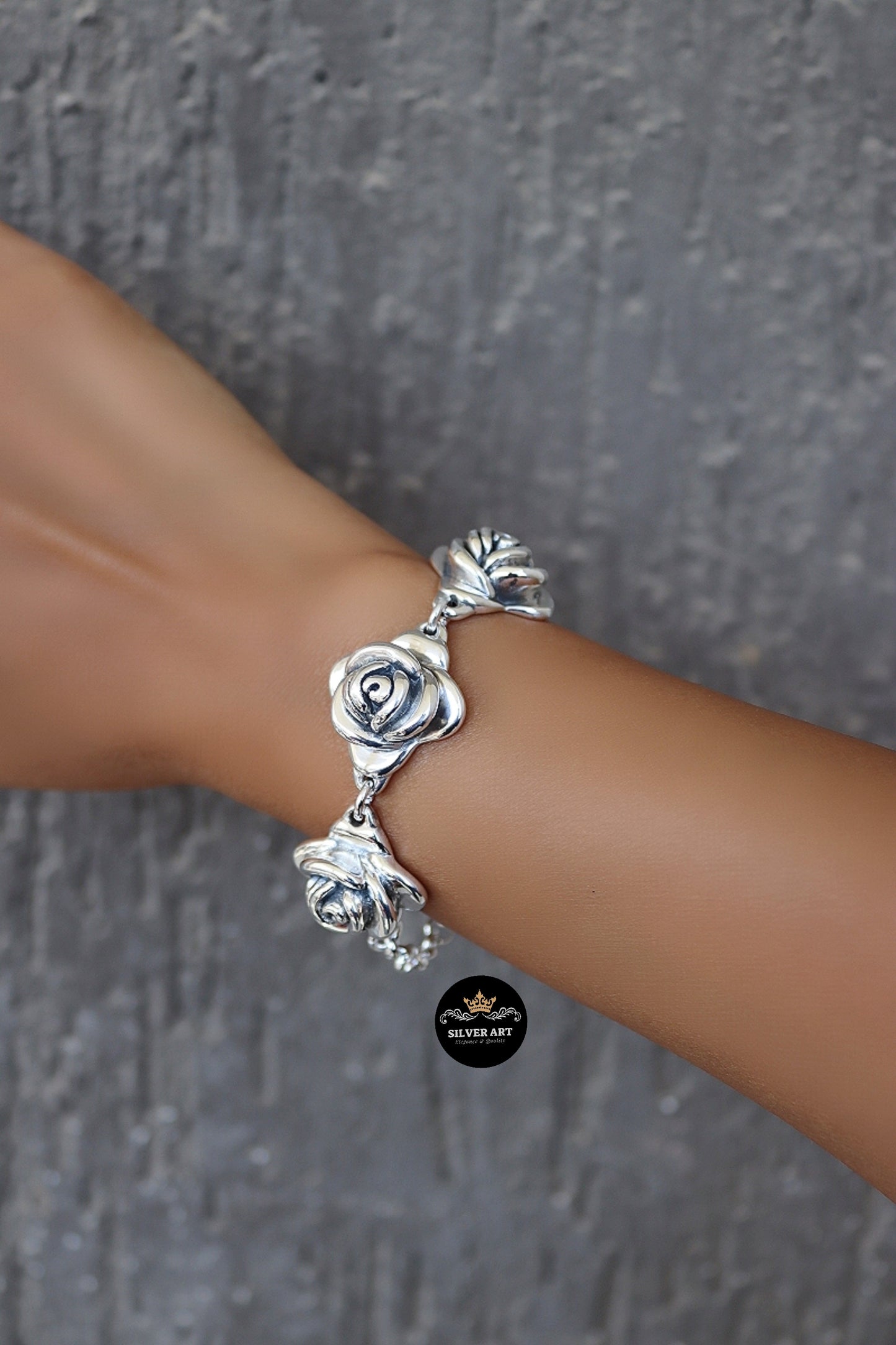 Vintage Thai Silver Bracelet