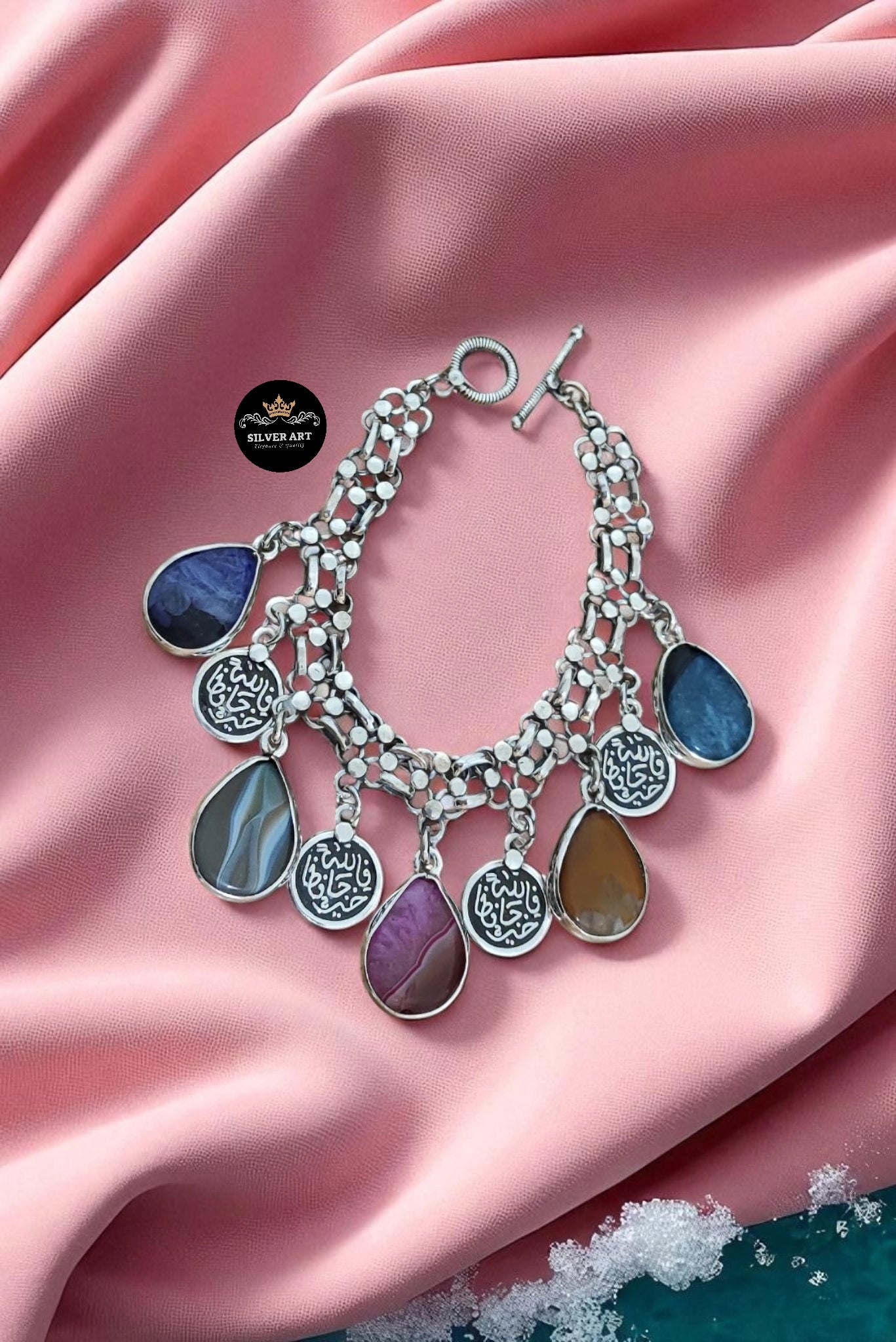 Colorful Gemstones Bracelet