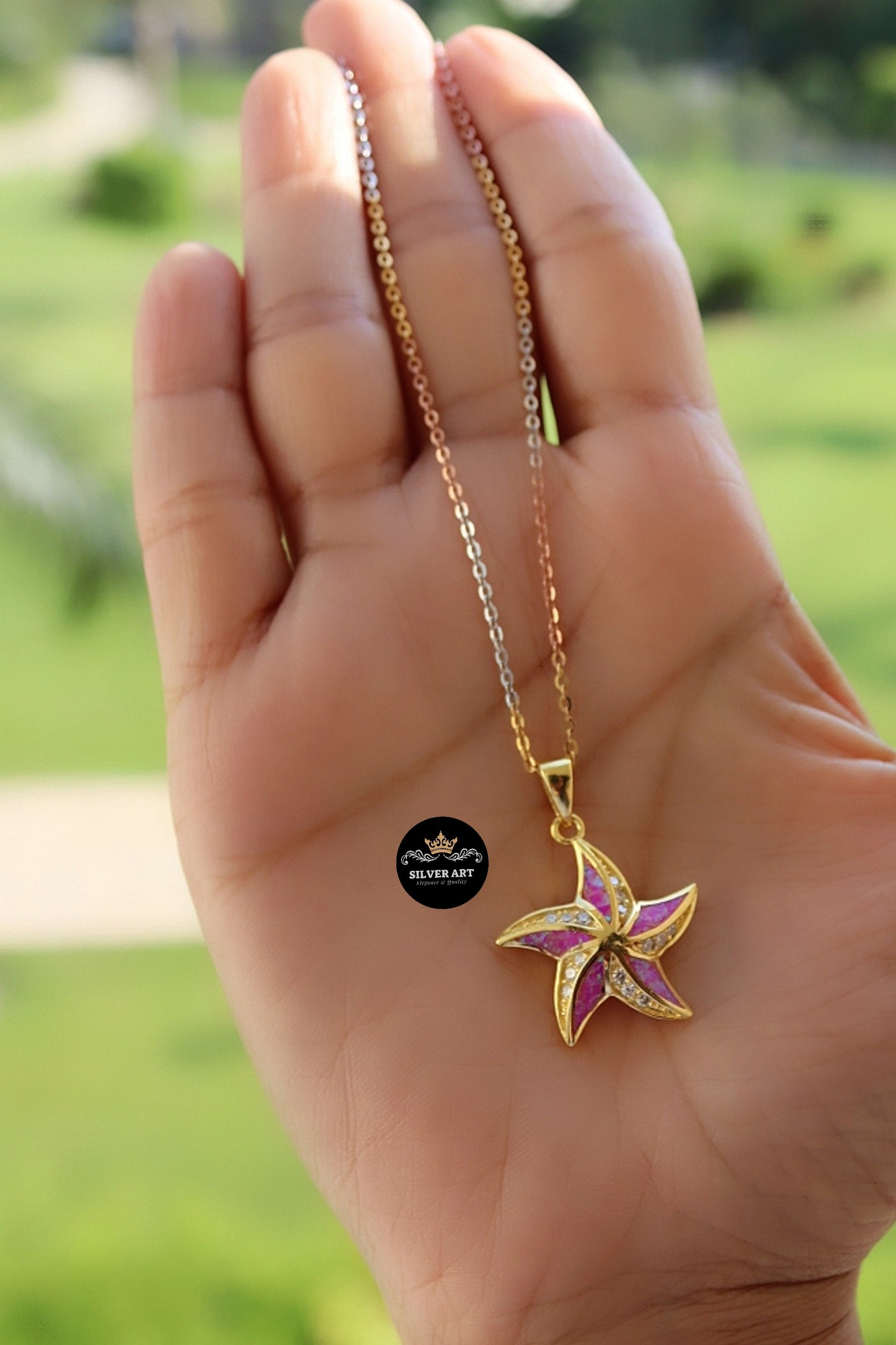 Gold Plated Sterling Silver Necklace