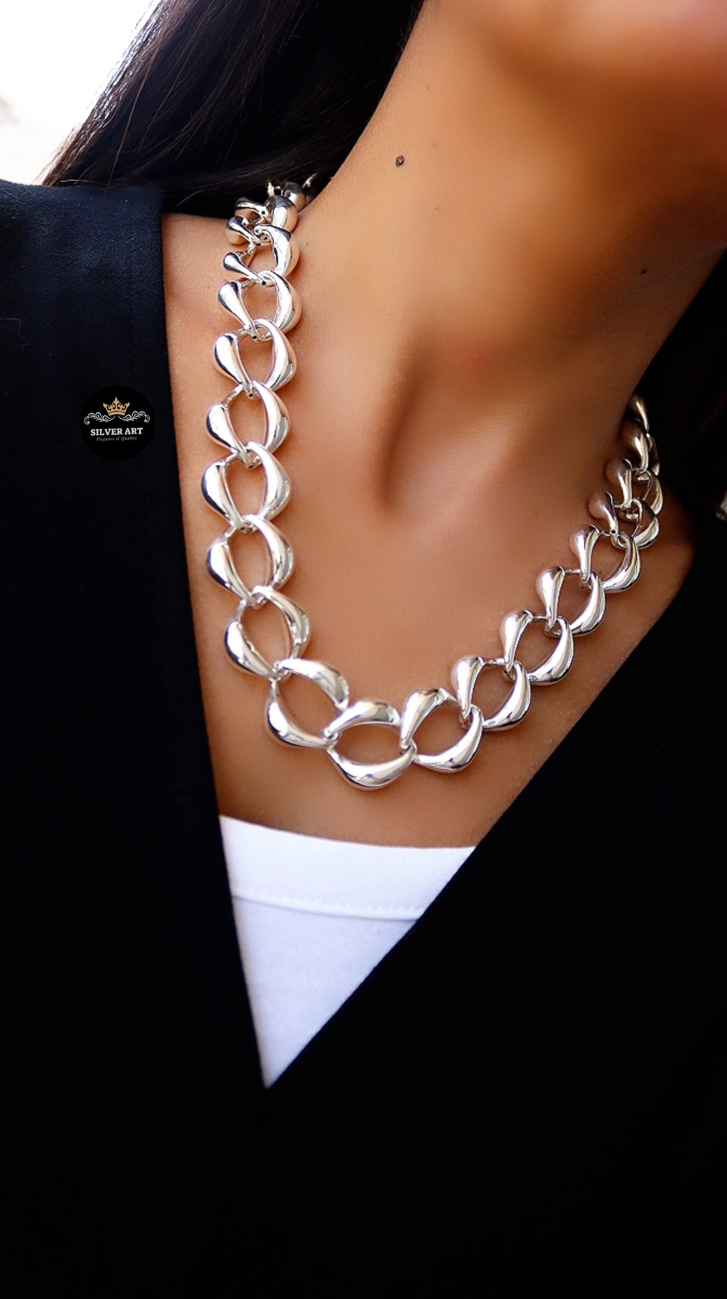 Vintage Thai Silver Necklace