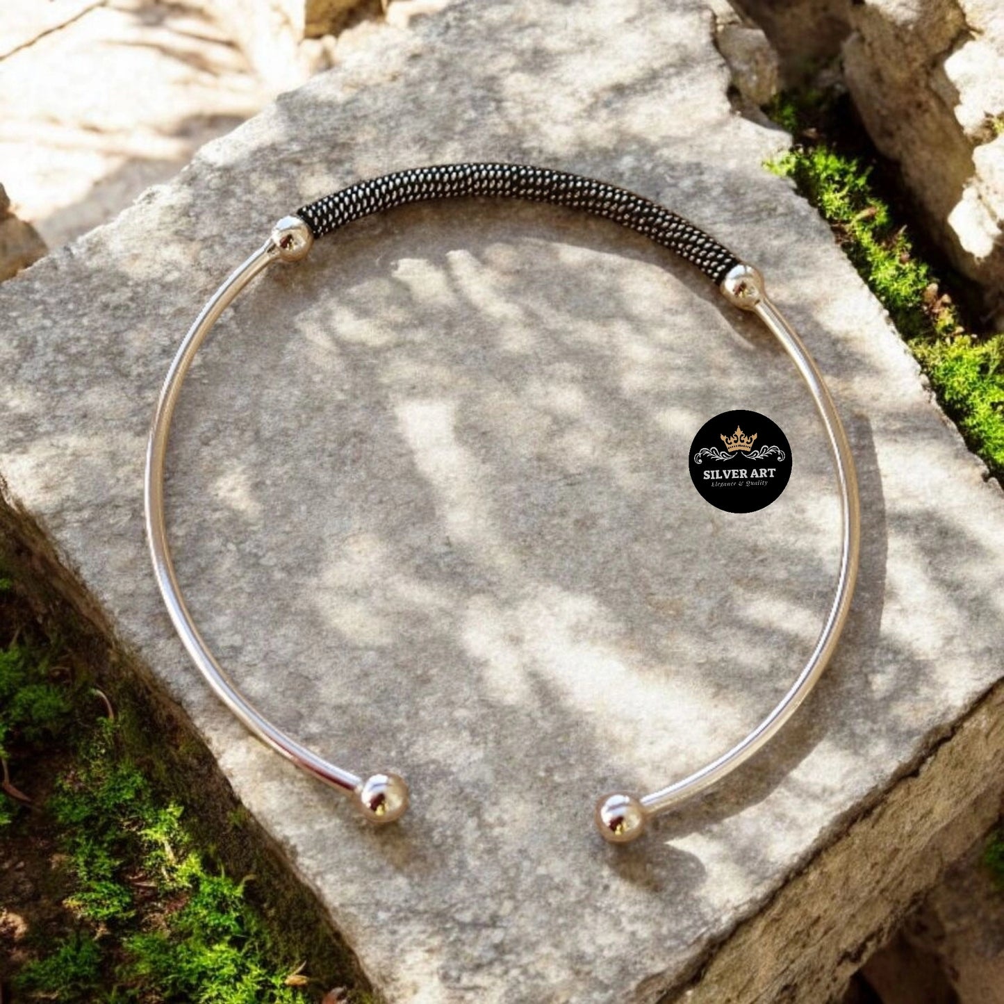 Thai Silver Open Bangle