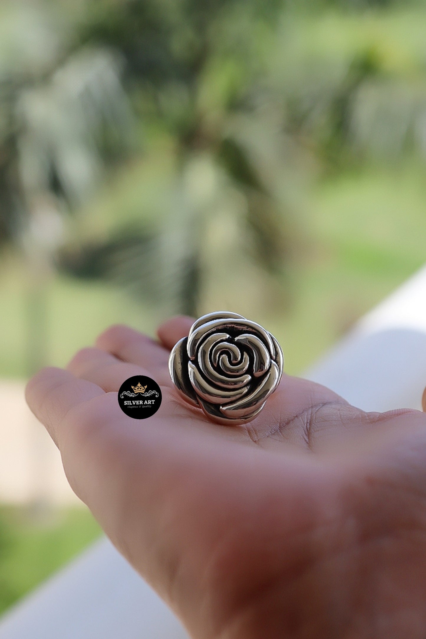 Vintage Thai Silver Ring Size 21