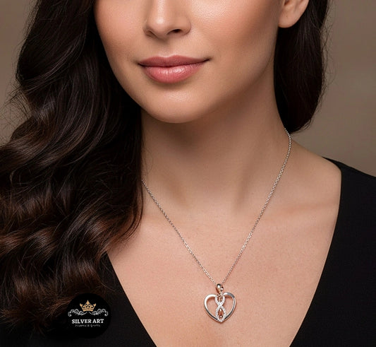 Infinity Silver Necklace