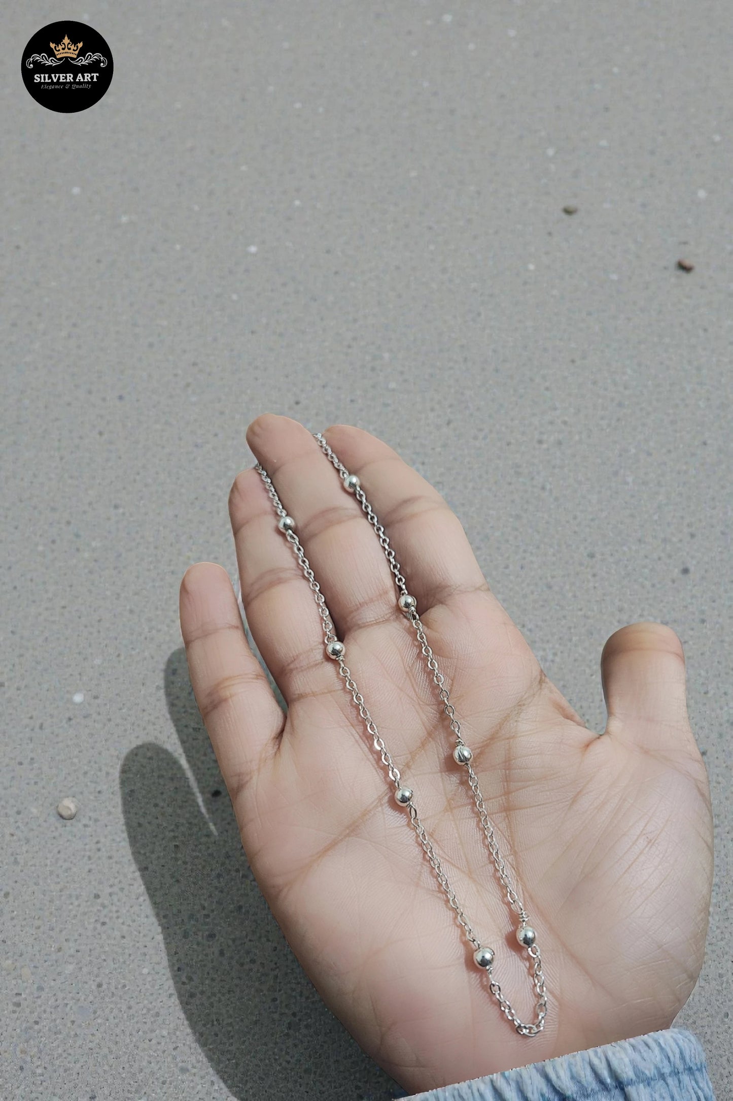Silver Beads Necklace