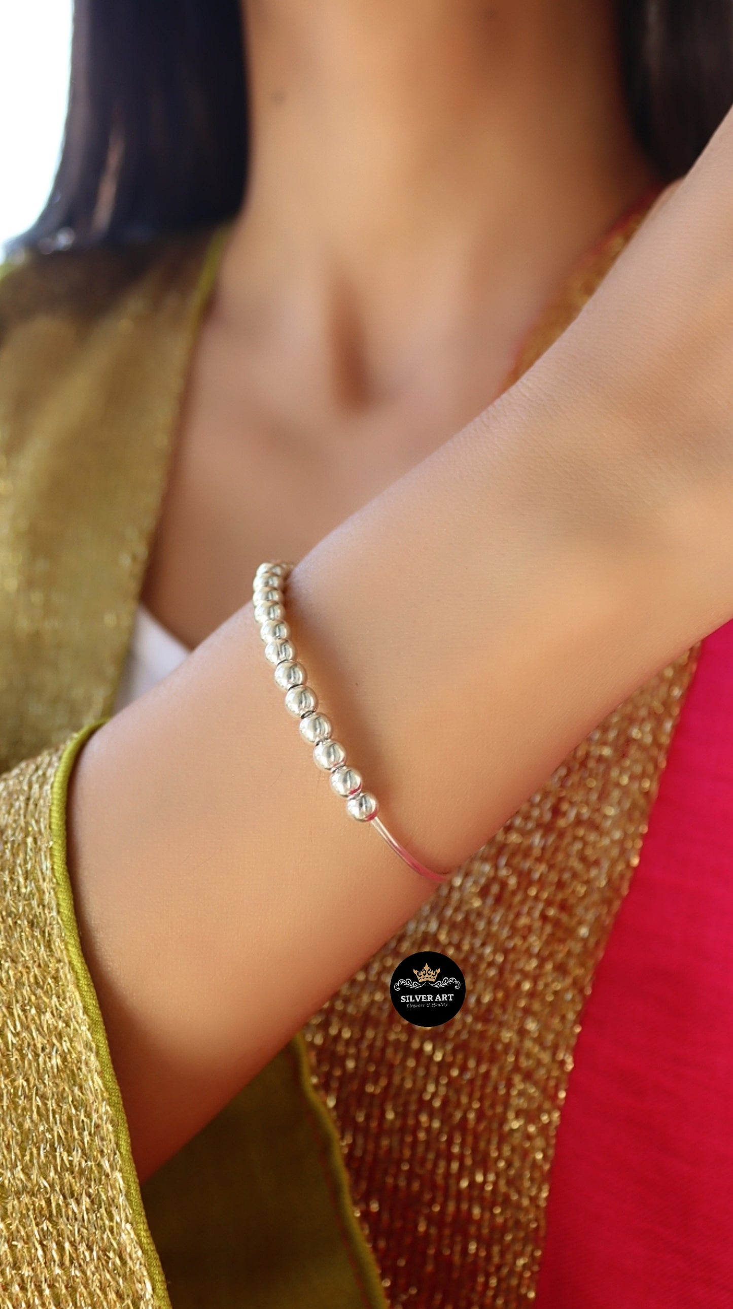 Thai Silver Open Bangle