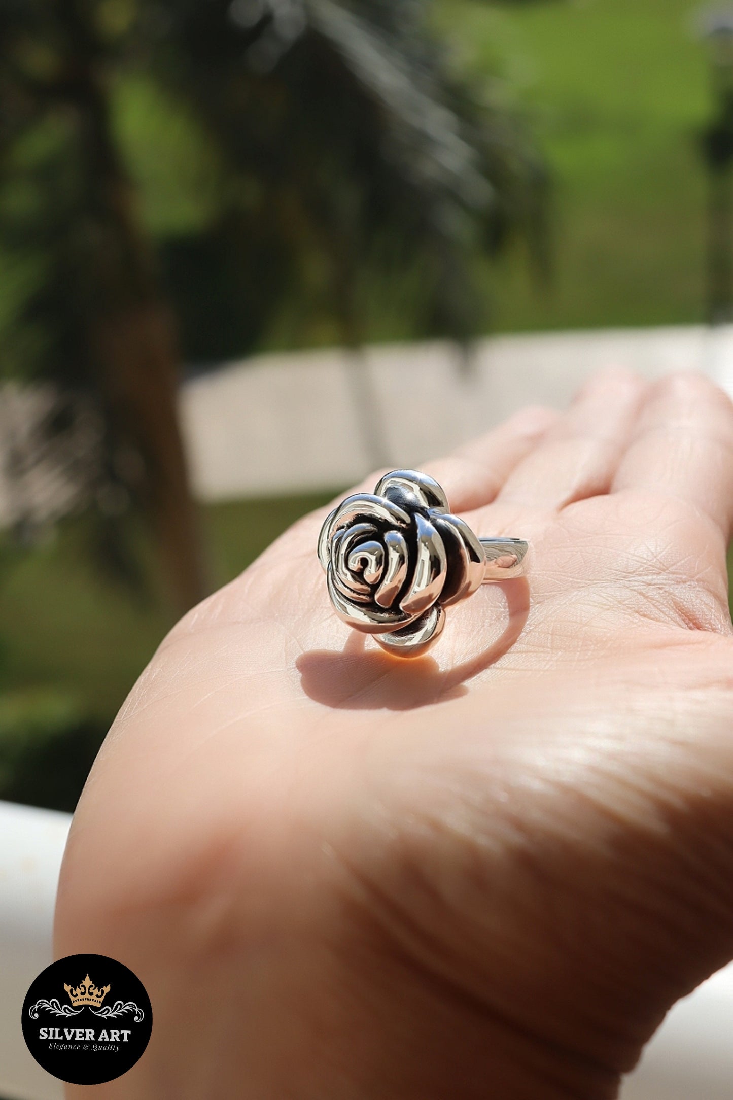 Vintage Thai Silver Ring Size 16