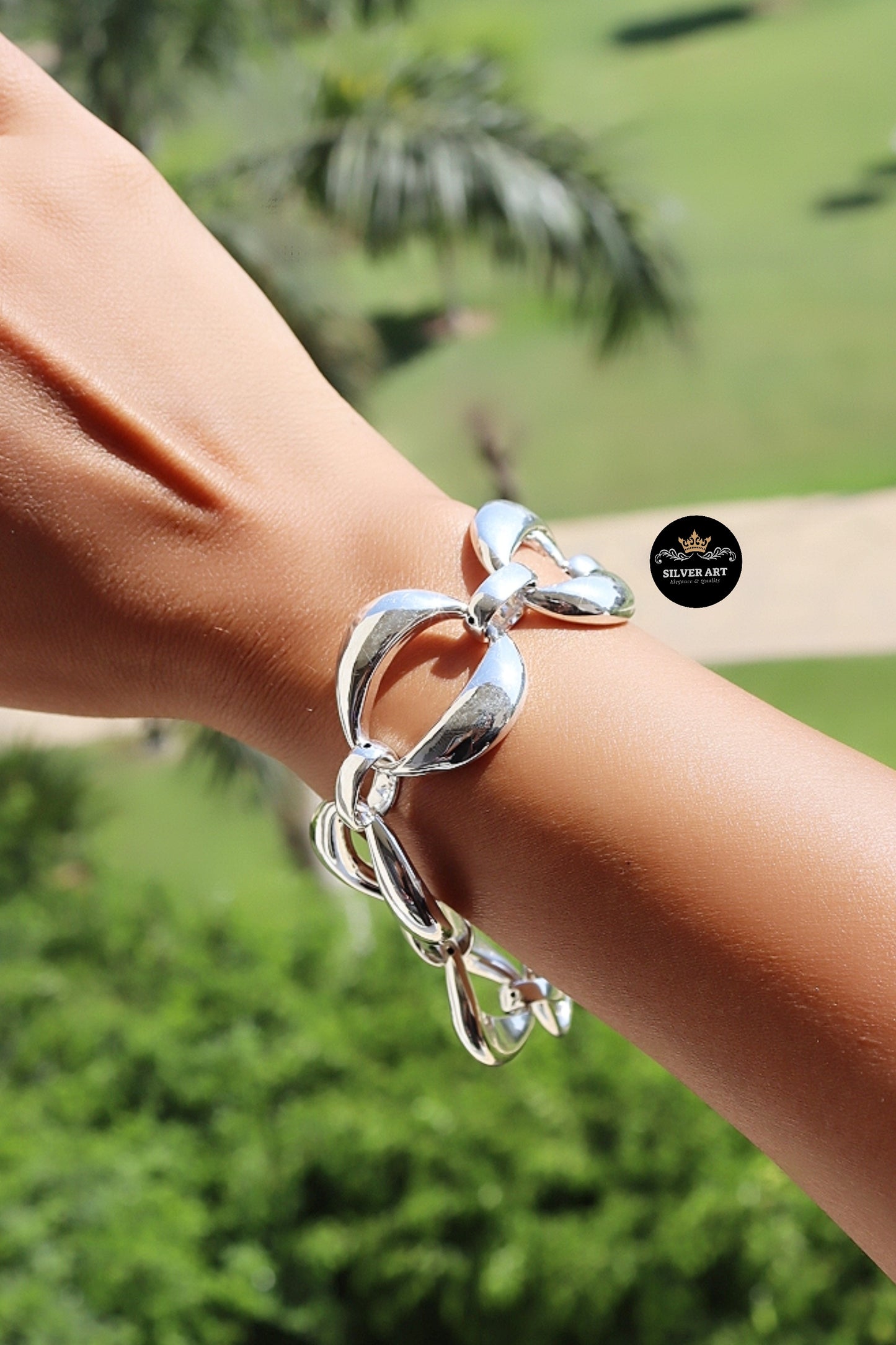 Vintage Thai Silver Bracelet