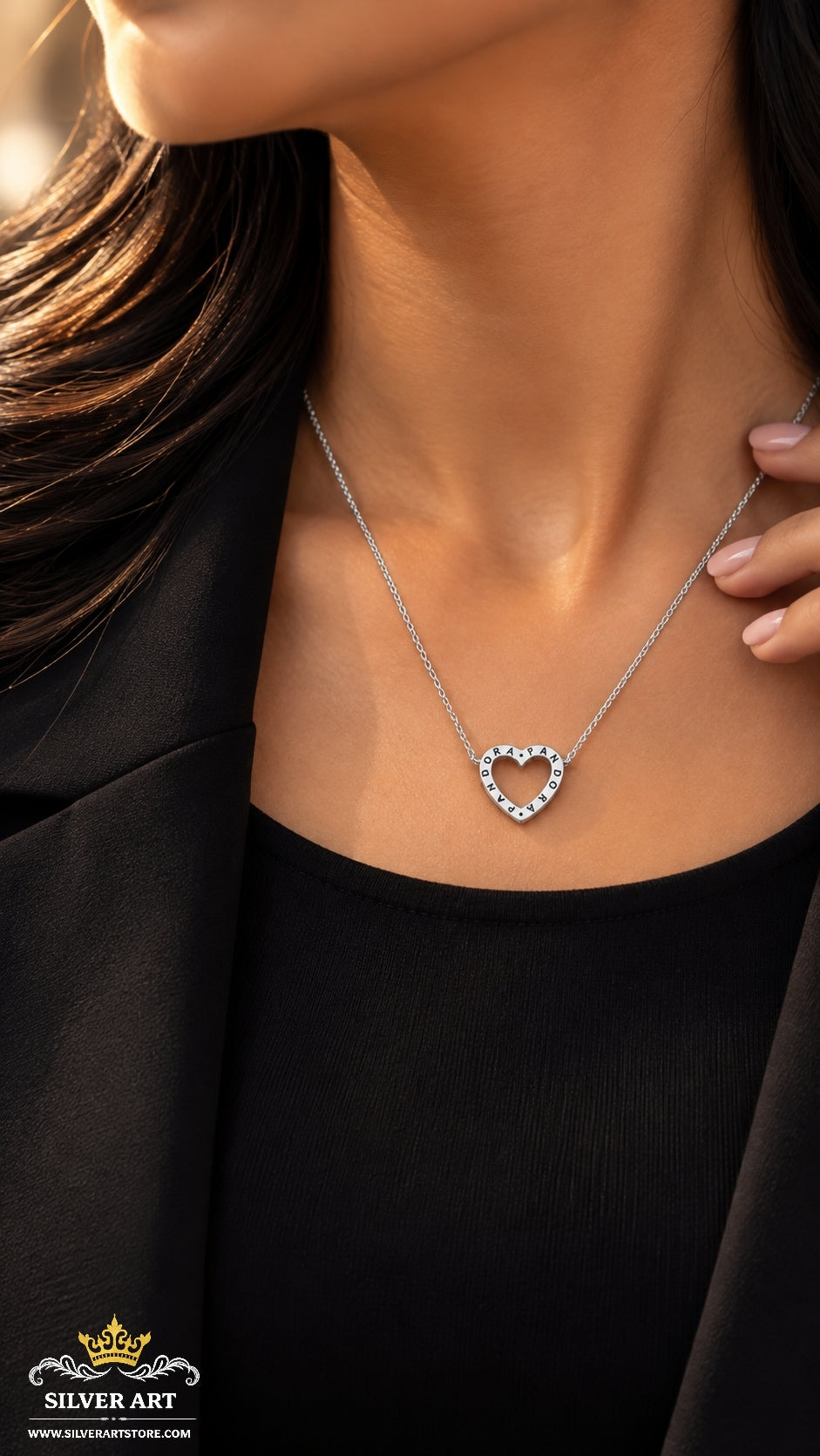 Pandora Thai Silver Double Face Necklace