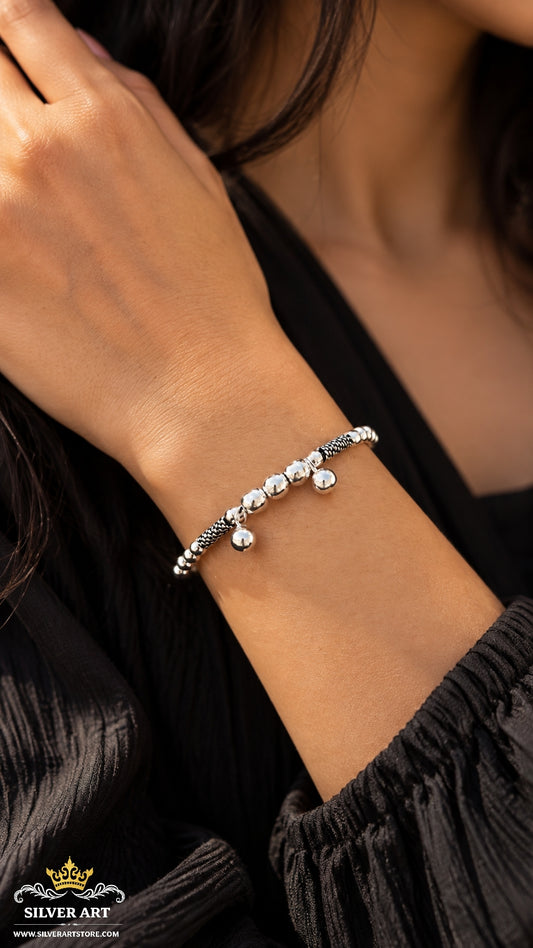 Thai Silver Beads Bracelet
