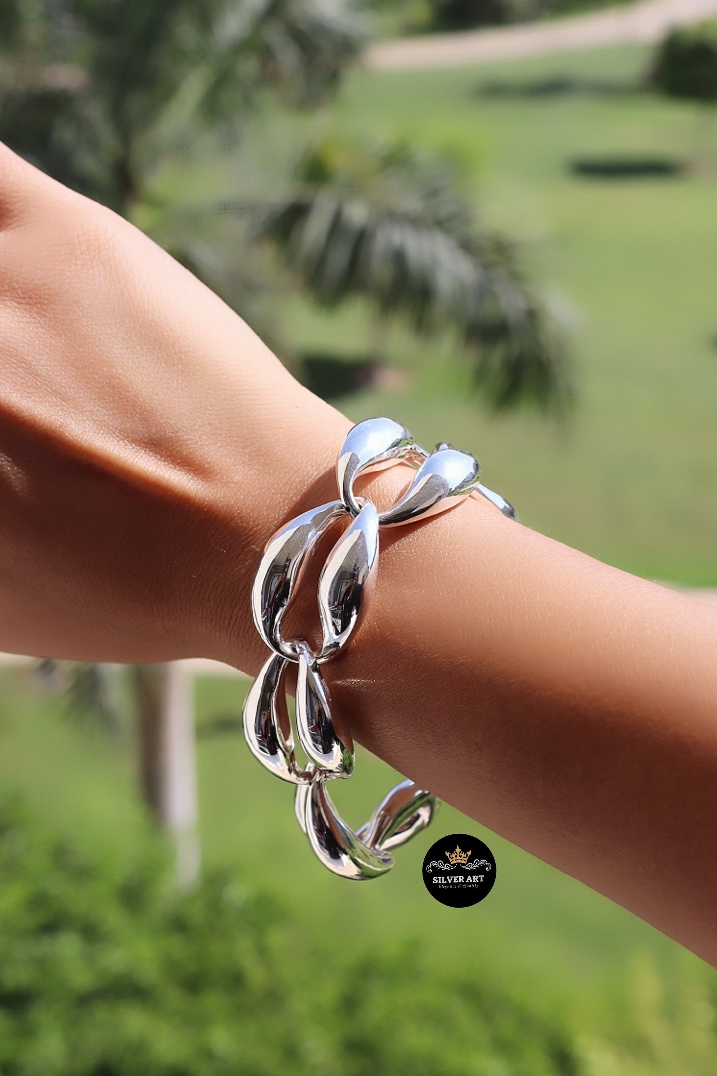 Vintage Thai Silver Bracelet