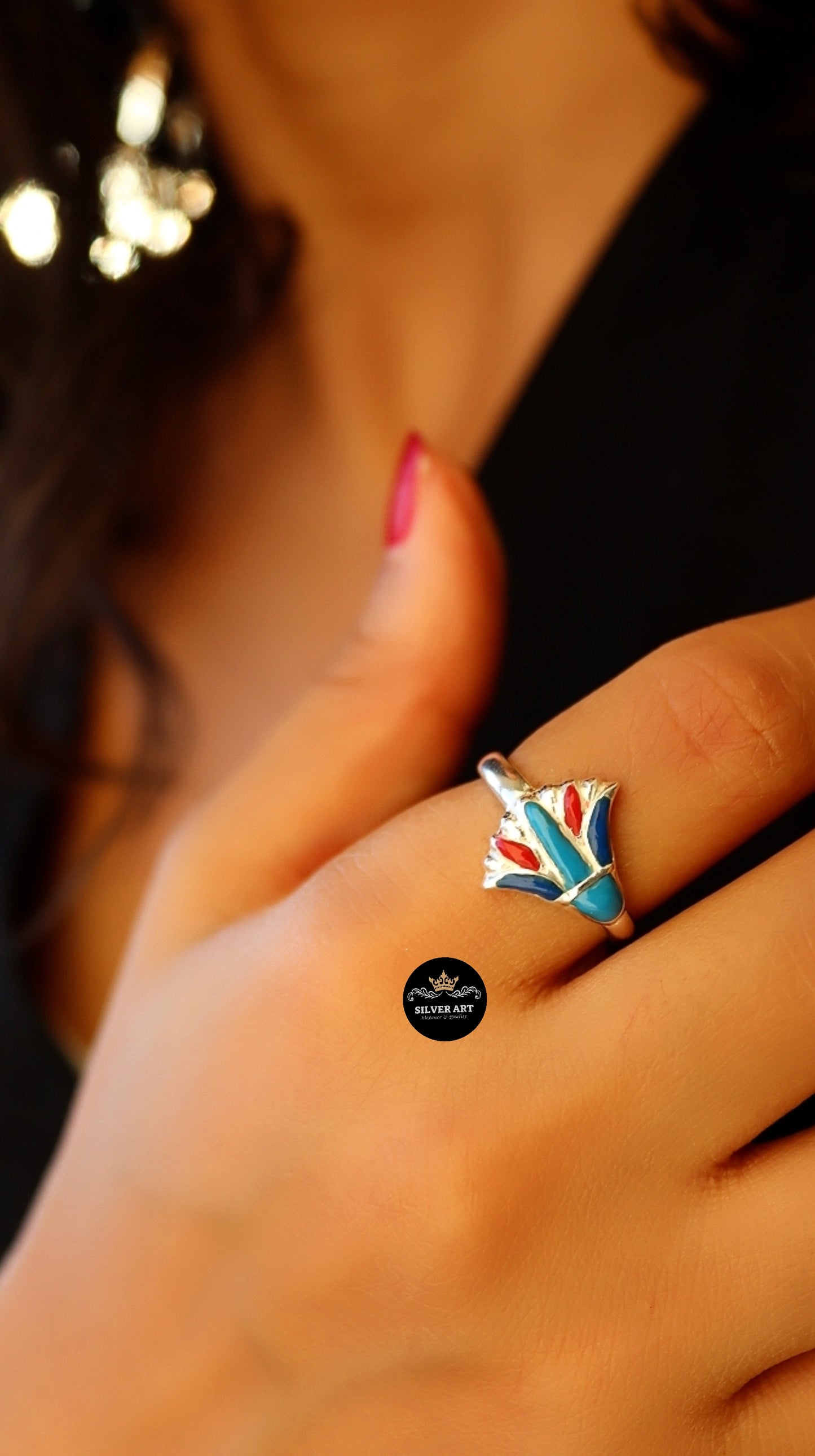 Lotus Ring Size 18