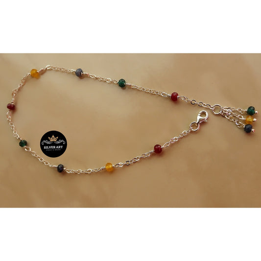 Colored Beads Anklet