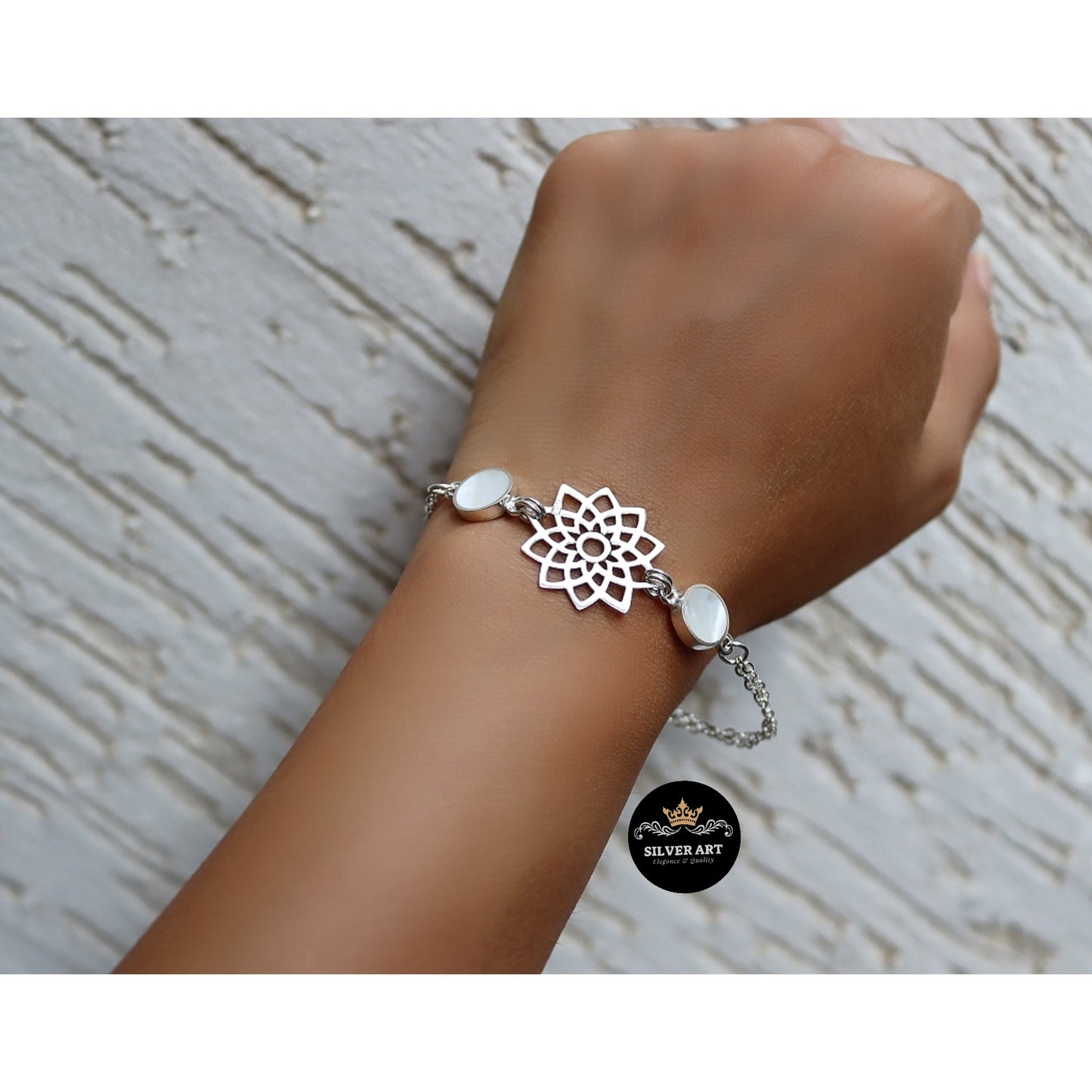 Floweral Pattern Bracelet