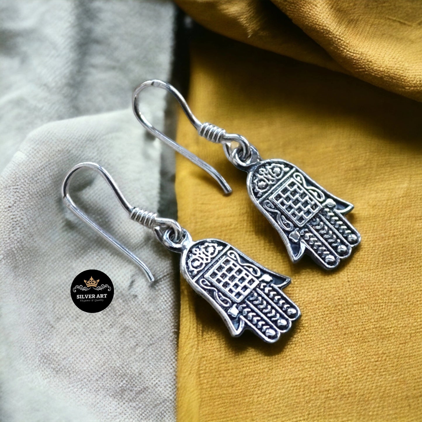 Hamsa Hand Earrings