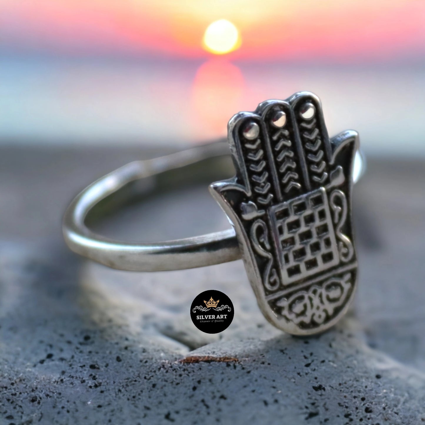 Hamsa Hand Ring