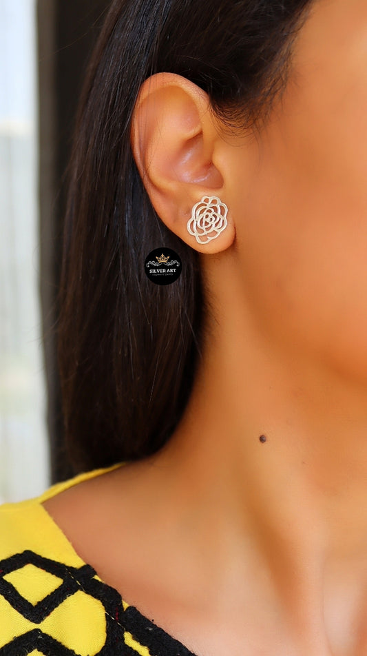 Rose Stud Earrings