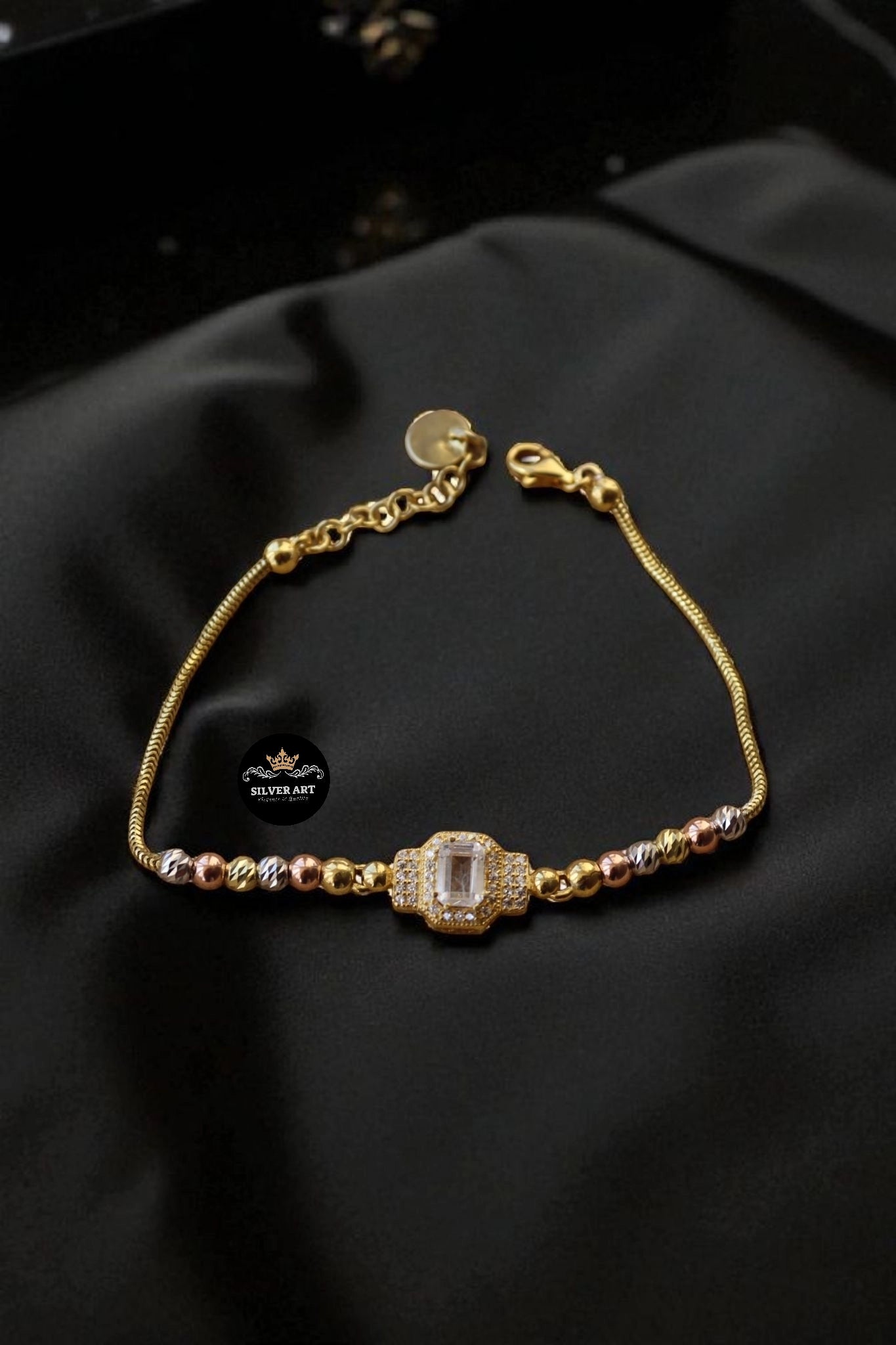 Sterling Silver Multi Colors Bracelet