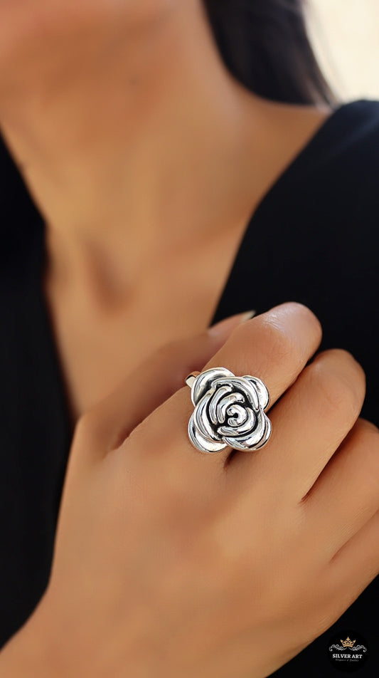 Vintage Thai Silver Ring Size 16