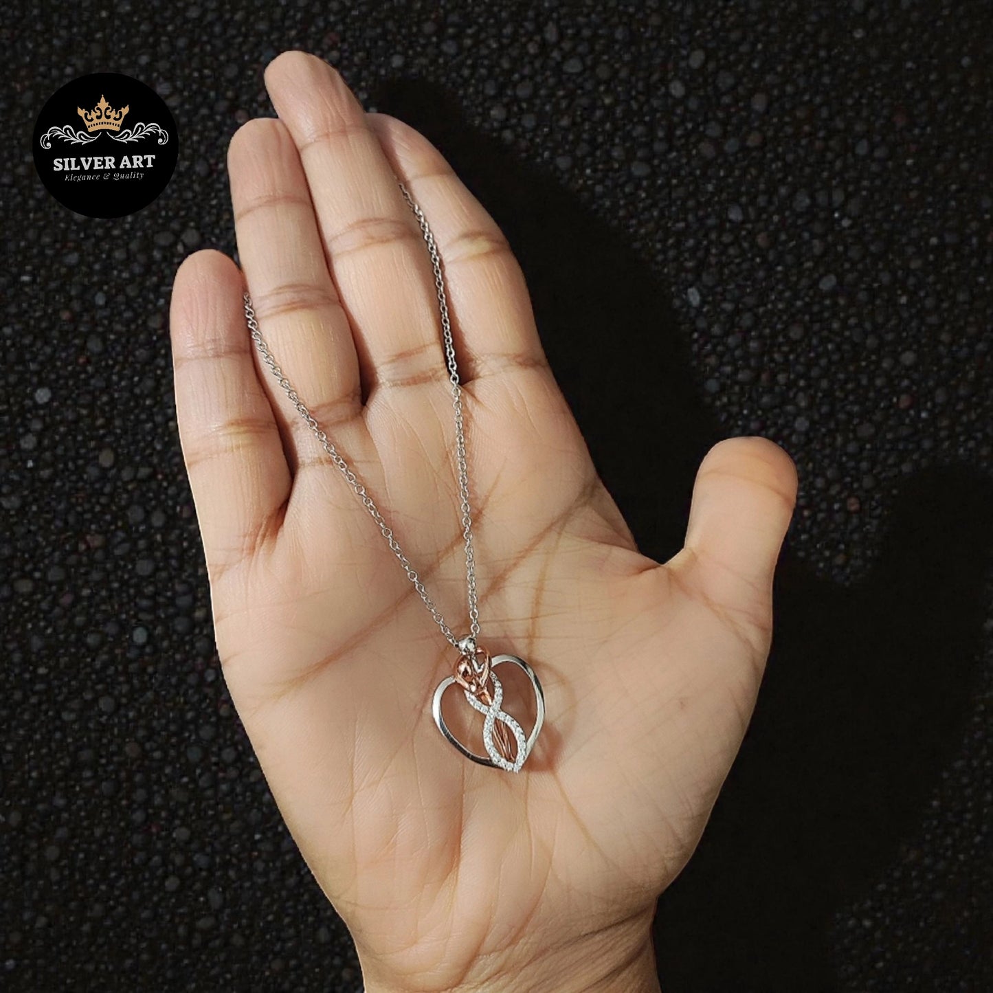 Infinity Silver Necklace