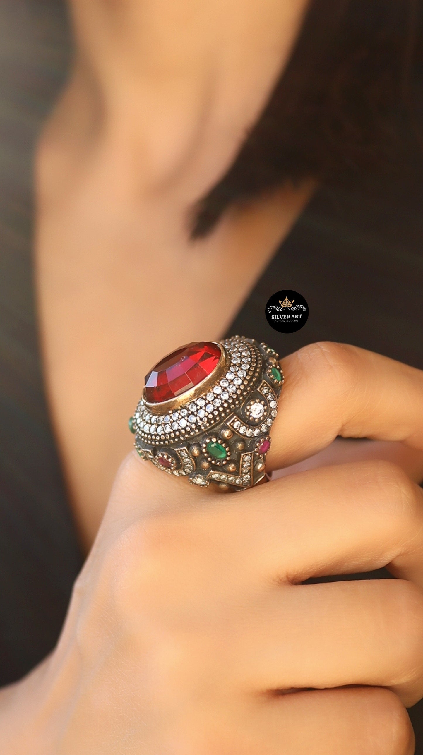 Harem El Sultan Ring Size 17