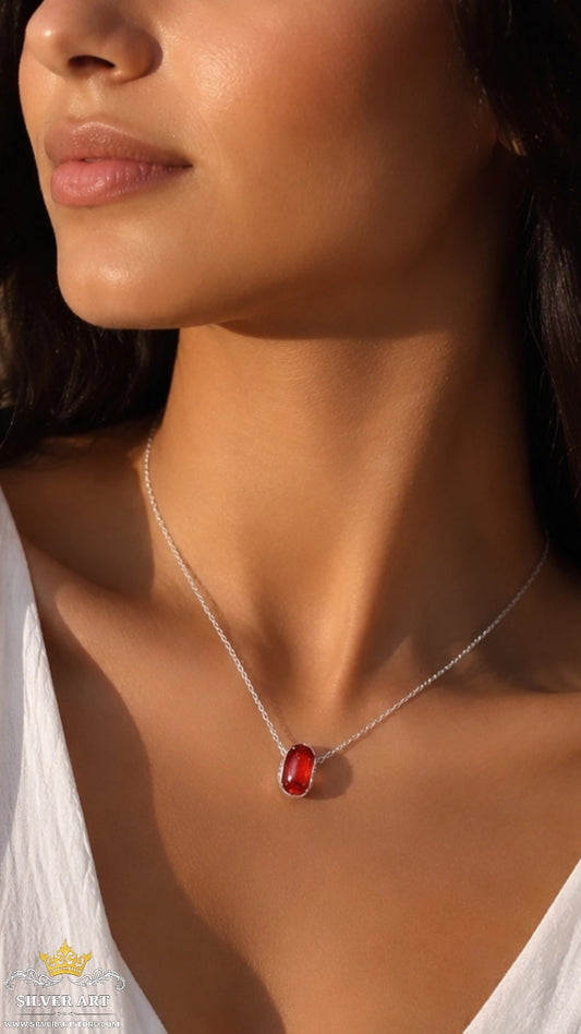 Silver Pandora Charm Necklace