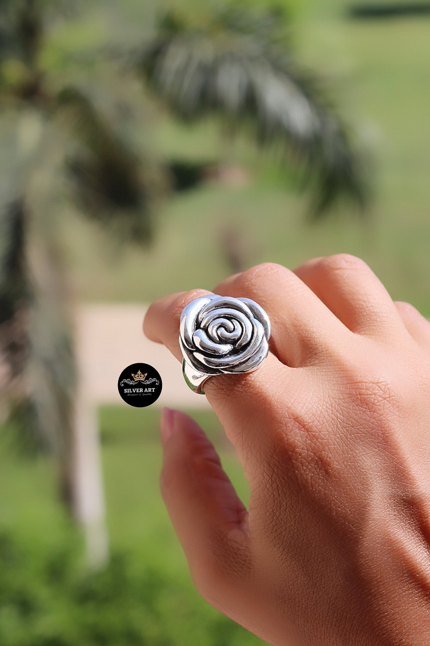 Vintage Thai Silver Ring Size 21