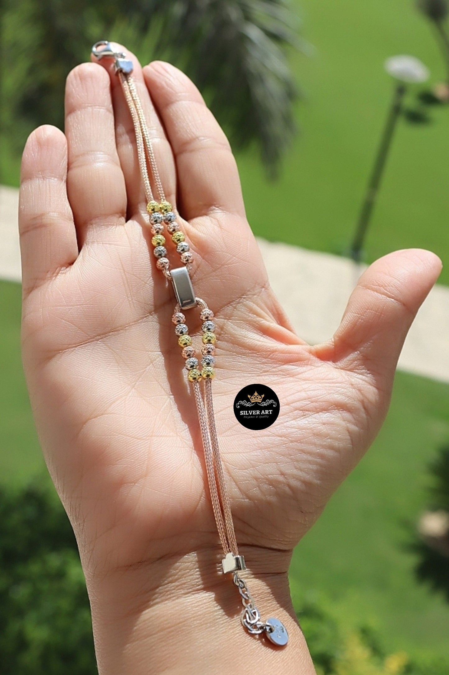 Sterling Silver Multi Colors Bracelet