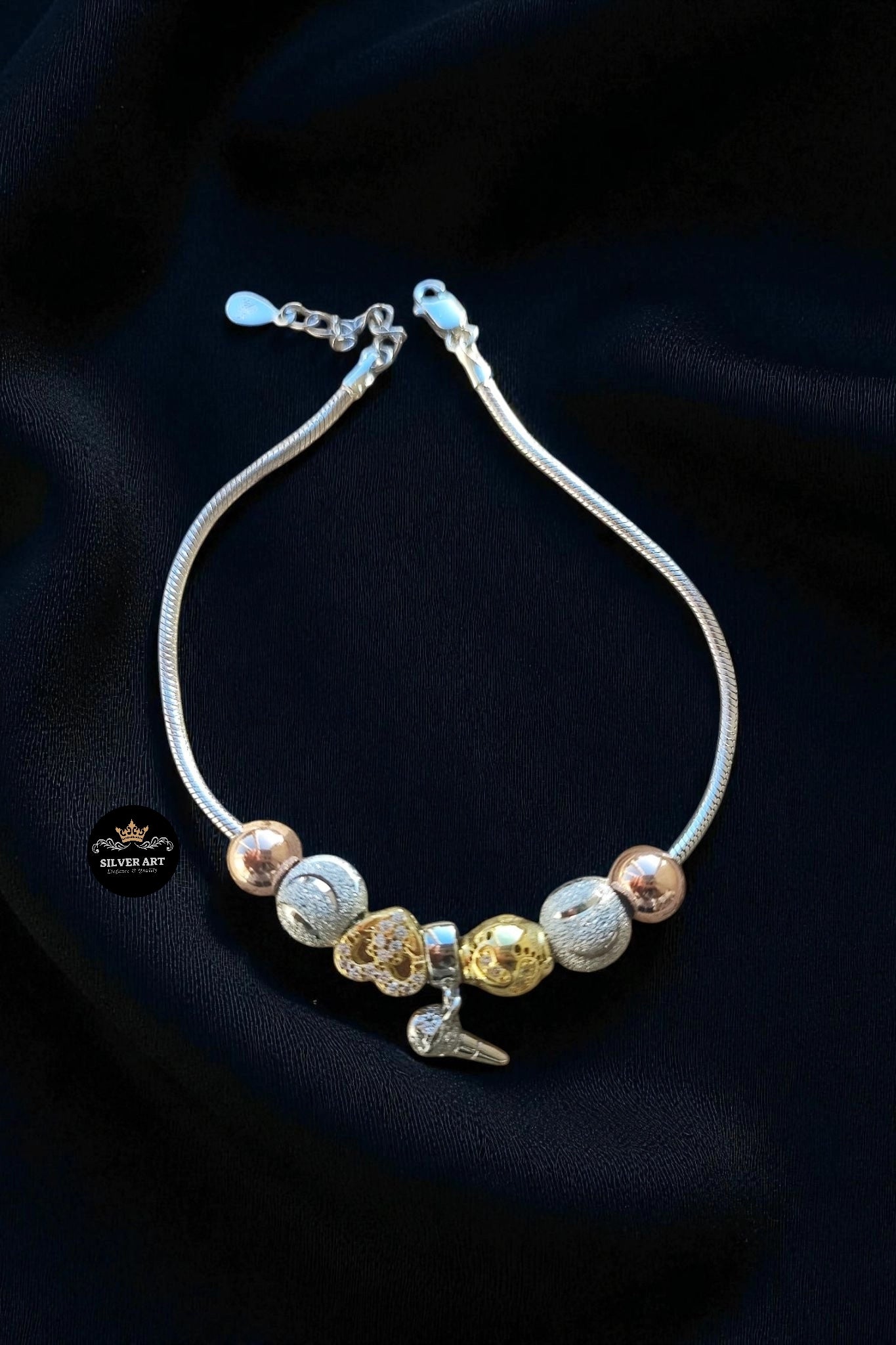 Sterling Silver Multi Colors Bracelet