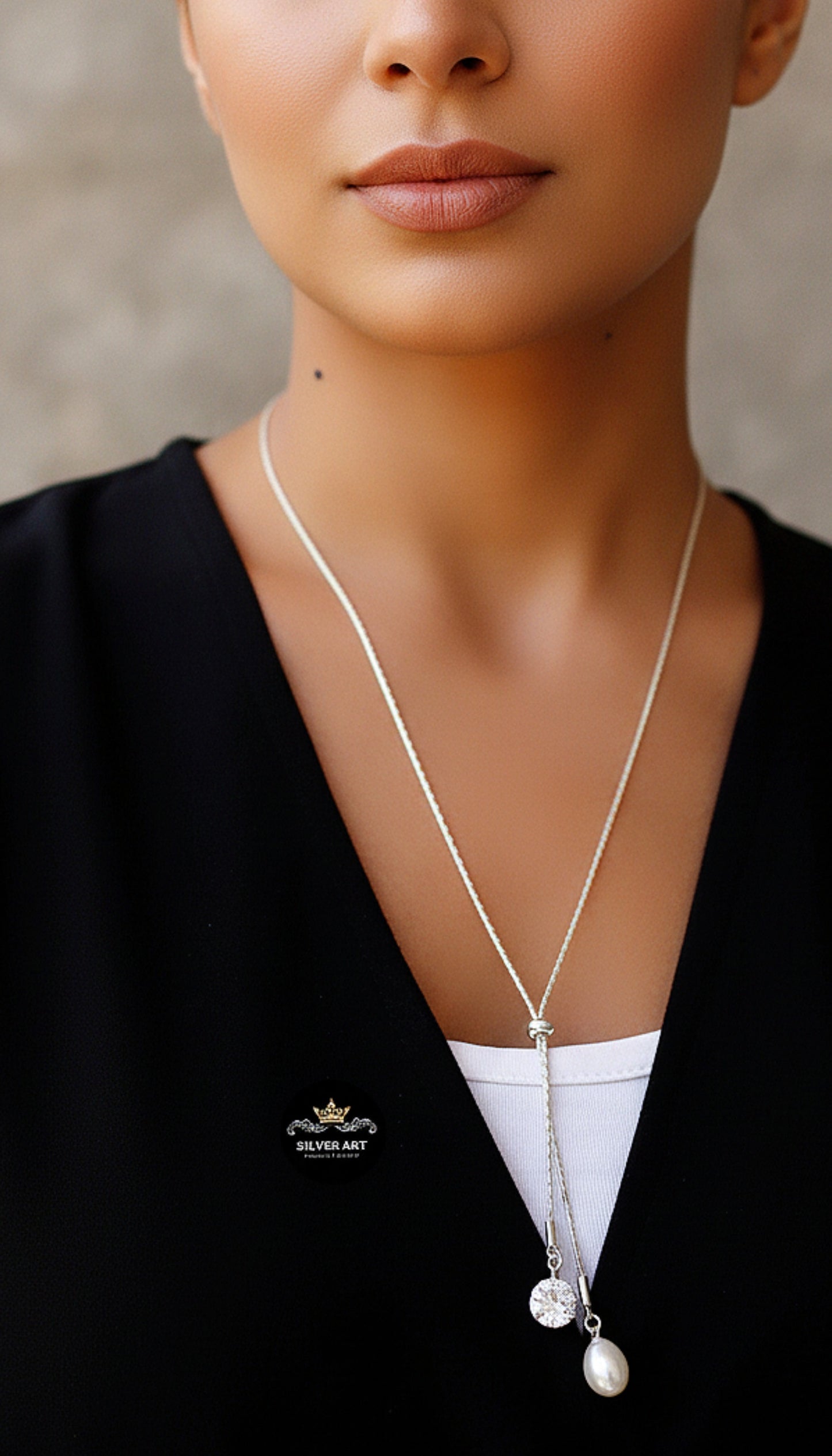 Adjustable Length Thai Silver Necklace