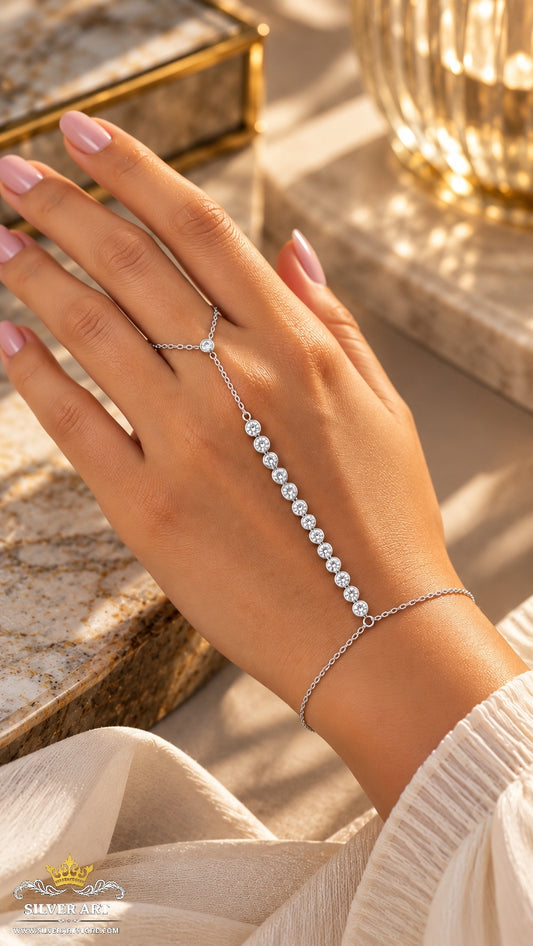 Sterling Silver Ring Bracelet