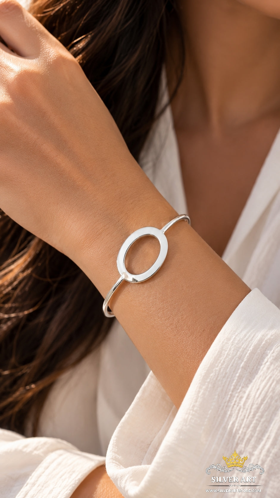 Thai Silver Open Handcuff