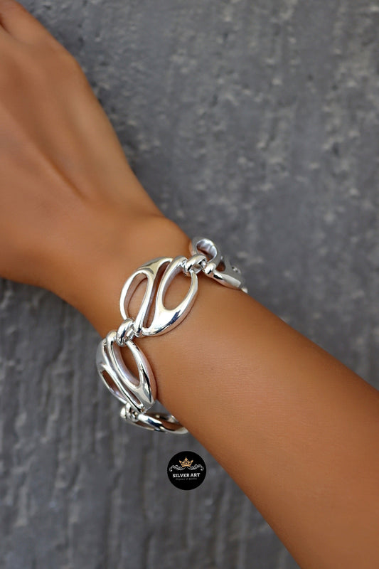 Vintage Thai Silver Bracelet