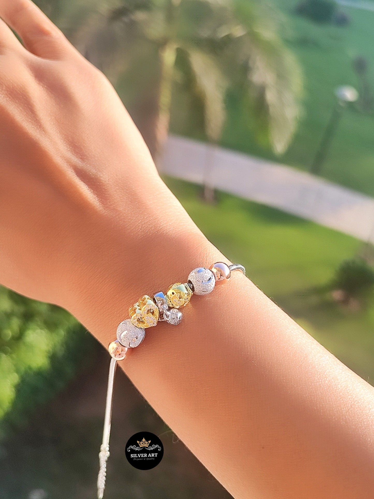 Sterling Silver Multi Colors Bracelet