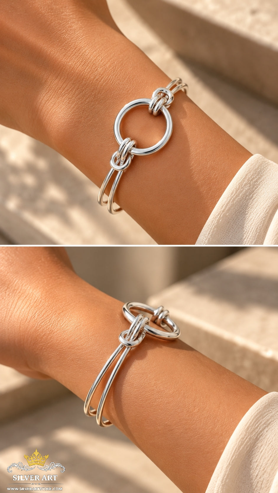 Thai Silver Open Handcuff