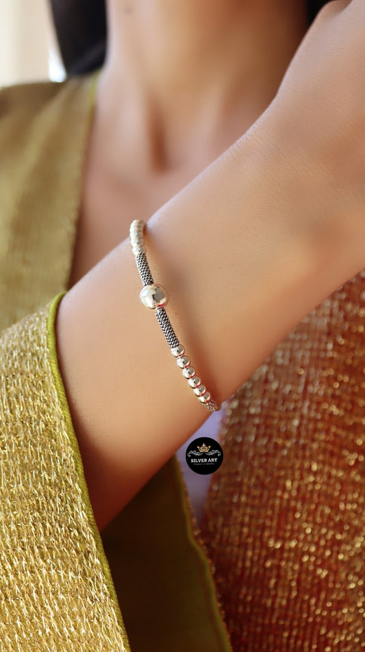Thai Silver Open Bangle